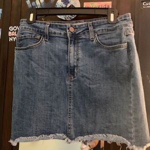 jean skirt from Lulus